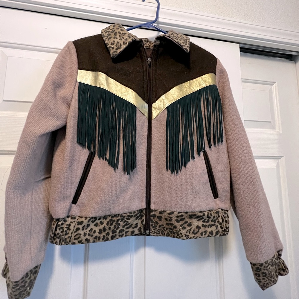 COPY - EUC  Dolores unique Designs bomber jacket size L